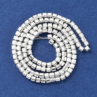Electroplated Synthetic Non-Magnetic Hematite Beads Strands G-U003-18A-02-1