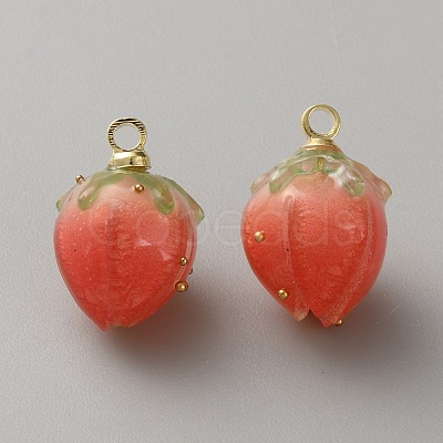 Plastic Pendants FIND-WH0433-14B-1