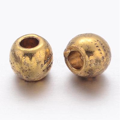 Tibetan Style Alloy Beads X-GLF0239Y-1