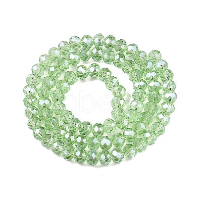 Electroplate Glass Beads Strands EGLA-A044-T6mm-A09-1