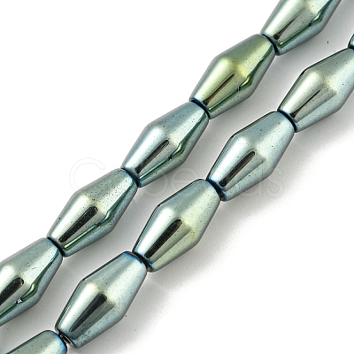 Electroplated Synthetic Non-magnetic Hematite Beads Strands G-Z032-B02-02E-1