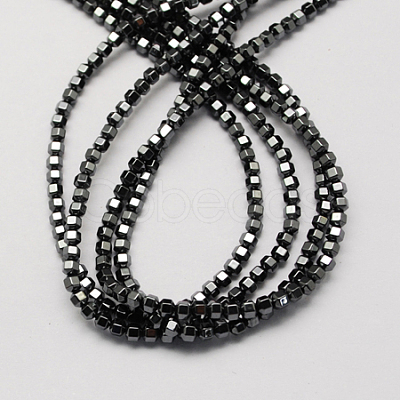 Non-magnetic Synthetic Hematite Beads Strands G-Q895-18-1