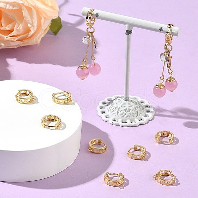 SHEGRACE Brass Hoop Earrings Findings XGR0151G-89G-1