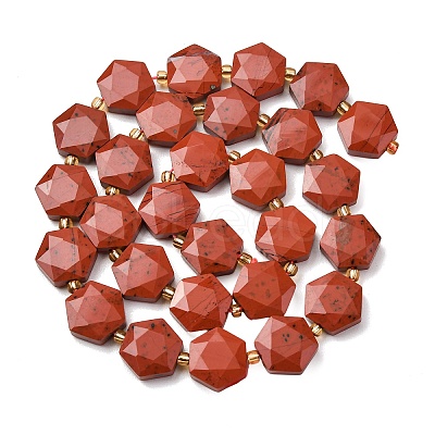 Natural Red Jasper Beads Strands G-H344-A05-01-1