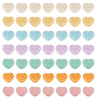 50Pcs Opaque Acrylic Beads OACR-TA0004-65-1