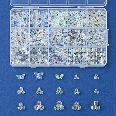 Electroplate Glass Beads Strands EGLA-FS0001-41-1