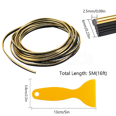 Car Interior Moulding Trim AJEW-GF0001-57D-1