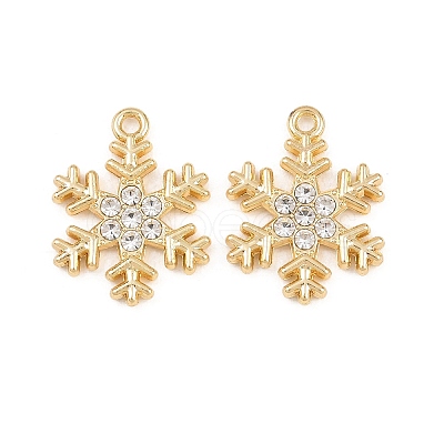 Christmas Alloy Rhinestone Pendants FIND-B059-06G-04-1