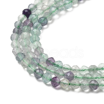 Natural Fluorite Beads Strands G-F596-32-3mm-1