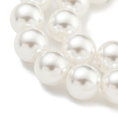Glass Pearl Beads Strands X-HY-G002-01C-01-1