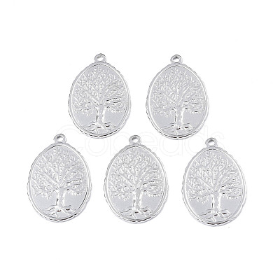 Non-Tarnish 201 Stainless Steel Pendants STAS-T063-188P-1