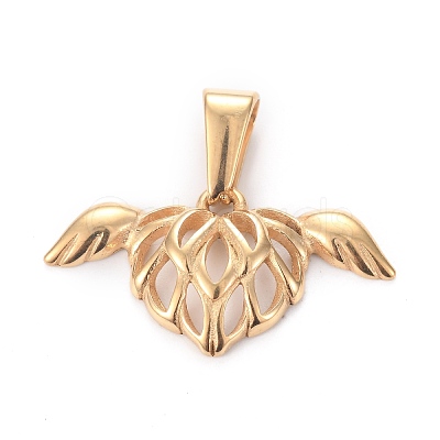 Valentine's Day 304 Stainless Steel Pendants STAS-H110-03G-1