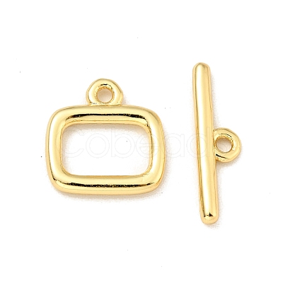 Brass Toggle Clasps KK-G416-67G-1