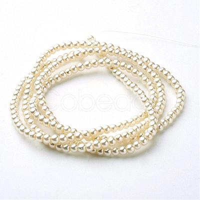 Glass Pearl Beads Strands HY-3D-B02-1