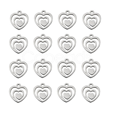 Non-Tarnish 304 Stainless Steel Charms STAS-Q201-T174-1