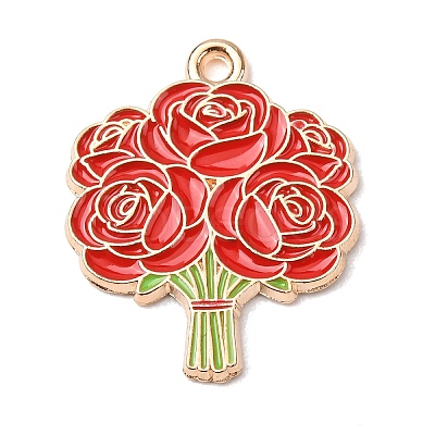 Alloy Enamel Pendants ENAM-I089-02G-04-1