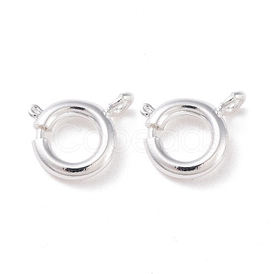 Eco-friendly Brass Spring Ring Clasps KK-D082-01B-S-1