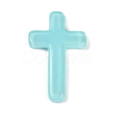 Cross Resin Cabochons RESI-Q014-04A-1