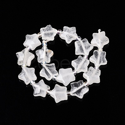 Natural Quartz Crystal Beads Strands G-T138-186-1