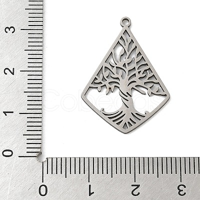 201 Stainless Steel Pendants STAS-G366-06P-1