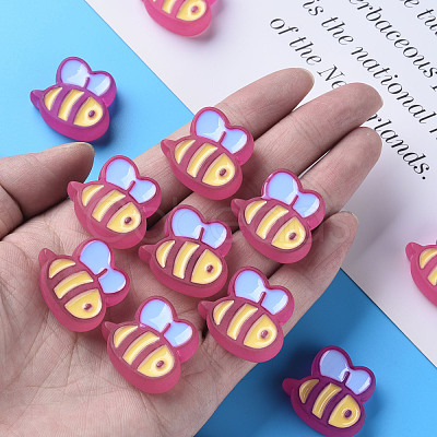 Transparent Acrylic Beads MACR-S374-06B-02-1