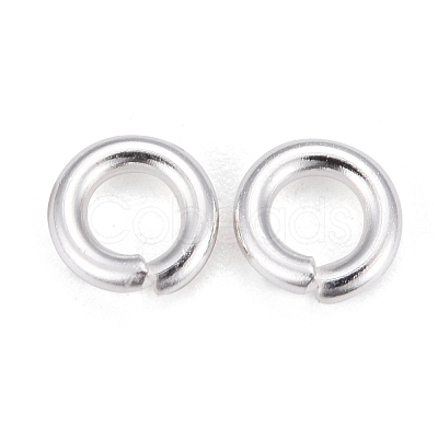 Rack Plating Brass Open Jump Rings X-KK-O139-18K-S-1