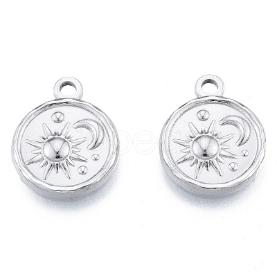 Non-Tarnish 201 Stainless Steel Pendants X-STAS-N098-182P-1