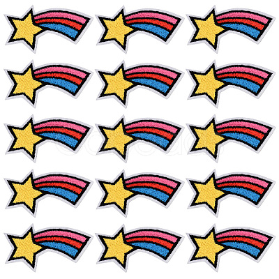 30Pcs Computerized Embroidery Cloth Iron on/Sew on Patches PATC-CY0001-12-1