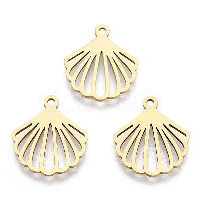 201 Stainless Steel Pendants STAS-T052-46G-1