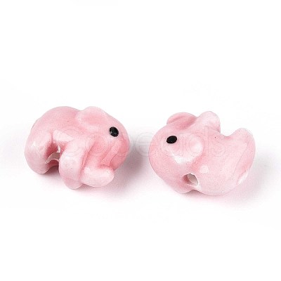 Handmade Porcelain Ceramic Beads PORC-T133-27E-1