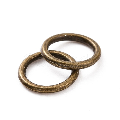 Alloy Soldered Closed Jump Rings KK-WH0052-05C-AB-1