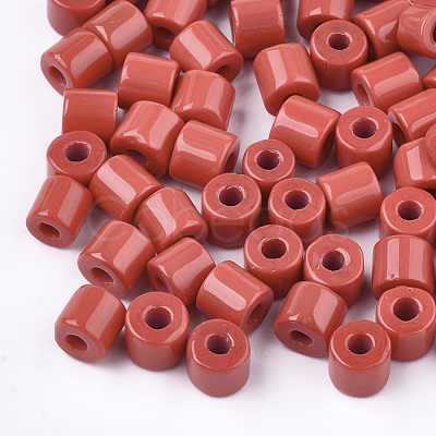 Opaque Glass Bugle Beads SEED-S023-02-M-1