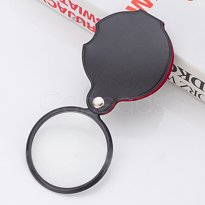Mini Glass Lens Magnifier LS-AJEW-L073-13-1