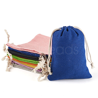 11Pcs 11 Colors Rectangle Cloth Packing Pouches ABAG-TA0001-87C-1