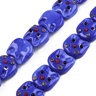 Handmade Lampwork Beads LAMP-N029-012B-1