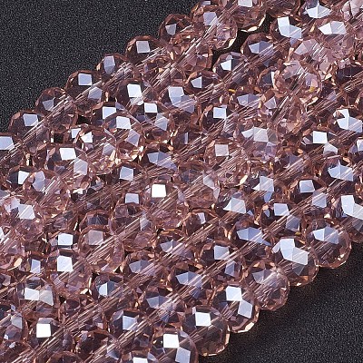 Glass Beads Strands LS-GR10MMY-39L-1