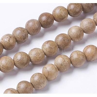 Natural Wood Beads Strands X-WOOD-J001-02-8mm-1