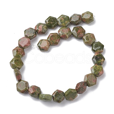 Natural Unakite Beads Strands G-K359-C15-01-1