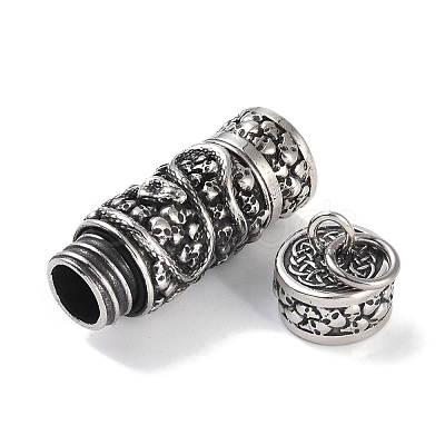 Openable 316 Surgical Stainless Steel Urn Ashes Pendants STAS-E212-29AS-03-1