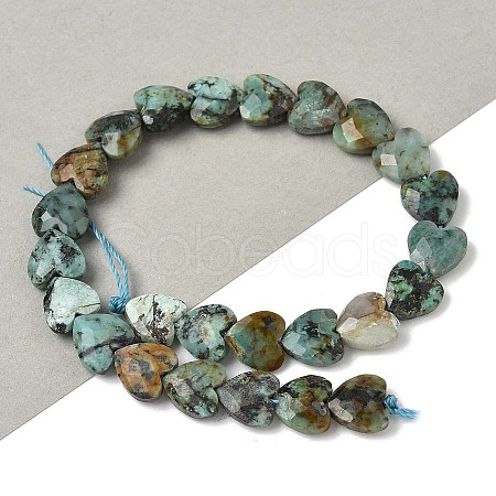 Natural African Turquoise(Jasper) Beads Strands G-D316-B09-1