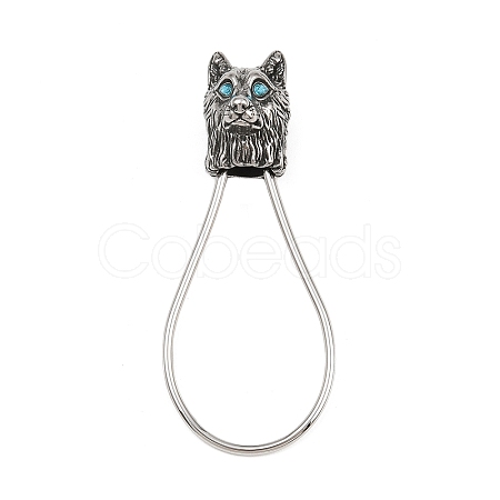 316 Surgical Stainless Steel Rhinestone Keychains STAS-Z165-03AS-1