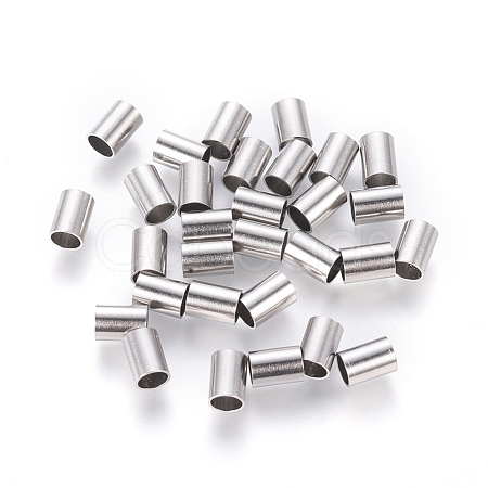 Tarnish Resistant 304 Stainless Steel Tube Beads STAS-G209-01P-1