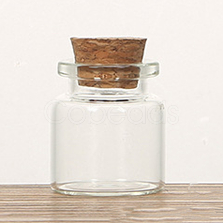Glass Cork Bottles Ornament CON-PW0001-038A-1