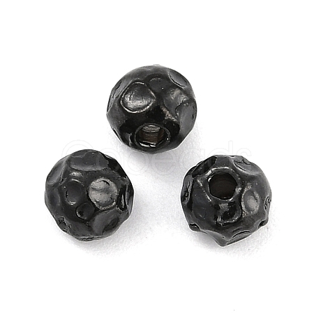Textured 316 Surgical Stainless Steel Beads STAS-M106-01A-EB-1