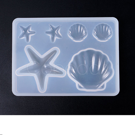 DIY Shell and Starfish Silicone Molds SIMO-PW0001-042-1