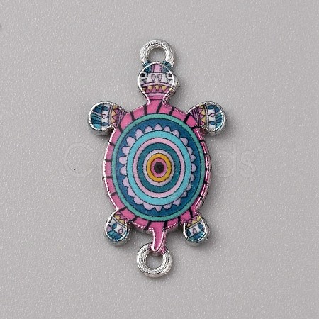 Alloy Enamel Connector Charms LS-ENAM-WH0061-47K-1