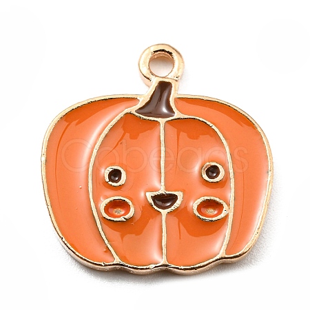 Thanksgiving Day Alloy Enamel Pendants X-ENAM-D060-02E-KCG-1