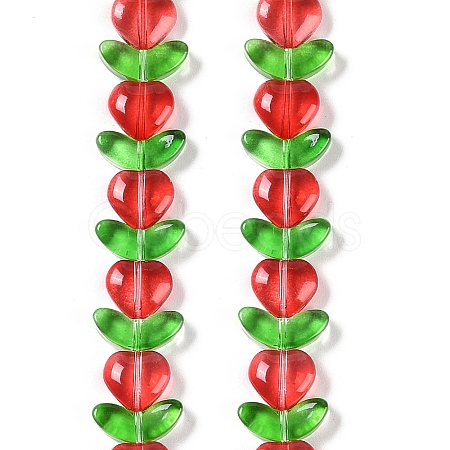 Transparent Glass Beads Strands GLAA-B021-04C-1