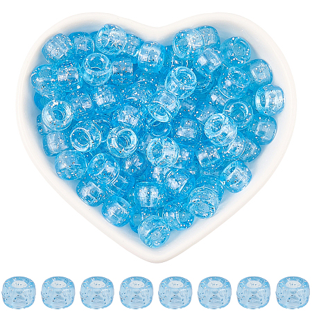 500Pcs Transparent Plastic Beads KY-SP0001-54F-1