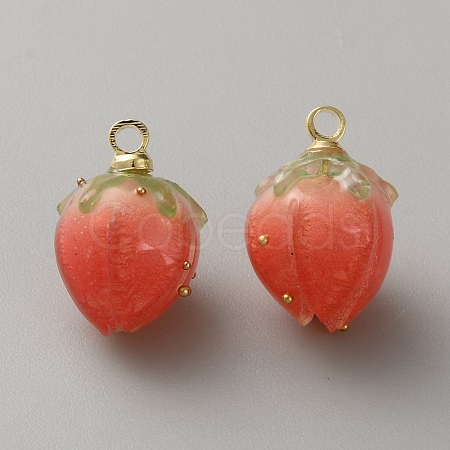 Plastic Pendants FIND-WH0433-14B-1